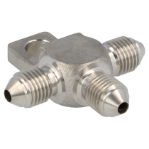 T-kors Rostfritt 3x Hane 3/8UNF QSP